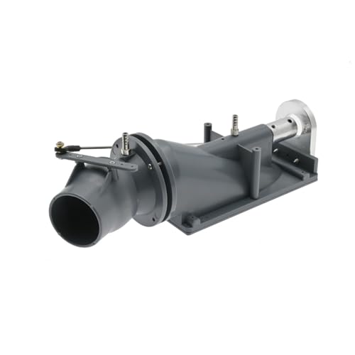 SELVFZ Bootsmesser Strahlpumpe 40 Mm Fernbedienungsschiff Propeller Drücker Austauschbarer Motor Bootsmodellzubehör von SELVFZ