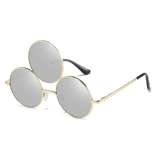 SELVFZ Bunte Runde Drei Rahmenbrillen Teenager Weihnachtsfest Photo Brille Party Drei Frame Farblinsen Brille SELVFZ Bunte Runde Drei Rahmenbrillen Teenager Weihnachtsfest Photo Brille Party Drei Frame Farblinsen Brille von SELVFZ