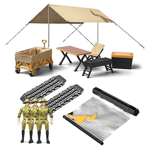 SELVFZ Campingzubehör Für 1/12 Fernbedienungsauto MN85K Camping Adventures Simulation Camping Gear Playset SELVFZ Campingzubehör Für 1/12 Fernbedienungsauto MN85K Camping Adventures Simulation Camping Gear Playset von SELVFZ