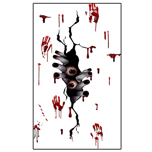 SELVFZ Dekorative Halloween Aufkleber Wandaufkleber Einfach Abziehen 3D Bloody Theme Schlafzimmer Fenster Bodendekoration Film Requisiten SELVFZ Dekorative Halloween Aufkleber Wandaufkleber Einfach Abziehen 3D Bloody Theme Schlafzimmer Fenster Bodendekoration Film Requisiten von SELVFZ
