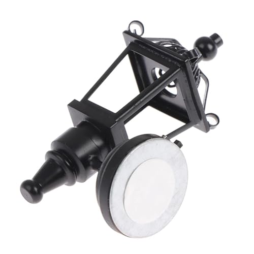 SELVFZ Dollhouses LED Wandleuchter Für 1/12 Skala Miniatur Black Garden Wall Lampe Für Realistische Puppenhäuser Heimdekoration SELVFZ Dollhouses LED Wandleuchter Für 1/12 Skala Miniatur Black Garden Wall Lampe Für Realistische Puppenhäuser Heimdekoration von SELVFZ