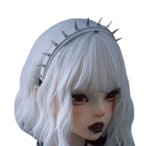 SELVFZ Einzigartige Punk Nieten PU Hair Band Head Accessoire Für Erwachsene Haarreihe Mit Ösen Und Nieten SELVFZ Einzigartige Punk Nieten PU Hair Band Head Accessoire Für Erwachsene Haarreihe Mit Ösen Und Nieten von SELVFZ