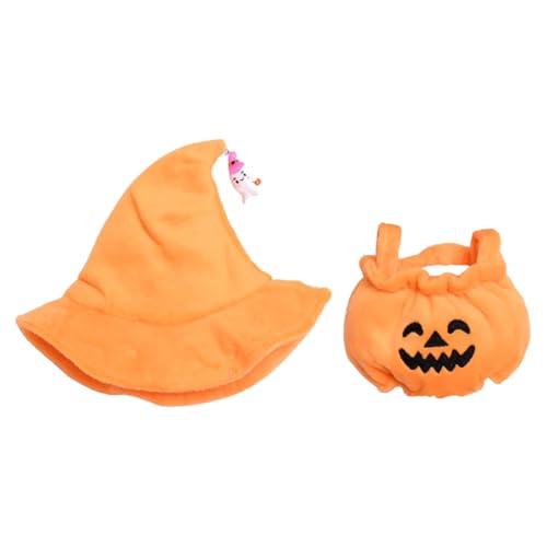 SELVFZ Entzückende Puppenkleidung Kopfbedeckung Für 15-17 cm Figuren Assistentenhut Und Top Display Foto Requisiten Easy Wear Kleinkind Halloween Kostüm von SELVFZ