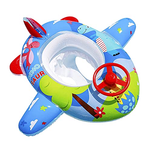 SELVFZ Flugzeug Geformt Niedliche Schwimmring Schwimmspielzeug Für Poolparty/Spiele Reise/Schwimmfaltbar Für Familie/Freund von SELVFZ