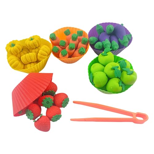 SELVFZ Früheres Lernen Von Obst Und Greifspielzeug Für Kinderpädagogik Verstärkt Die Fähigkeiten Und Kognitiven Fähigkeiten SELVFZ Früheres Lernen Von Obst Und Greifspielzeug Für Kinderpädagogik Verstärkt Die Fähigkeiten Und Kognitiven Fähigkeiten von SELVFZ