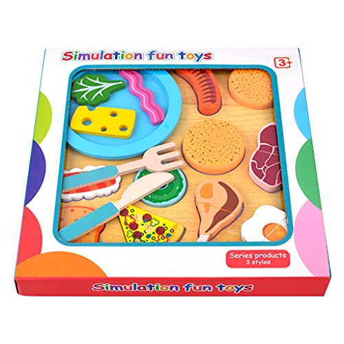 SELVFZ Für Play House Kitchen Spielzeug Early Education Toy Schneiden Obst Tun Food Playset Lernspielzeug Für Weihnachtsspielhaus Küchenspielzeugset von SELVFZ