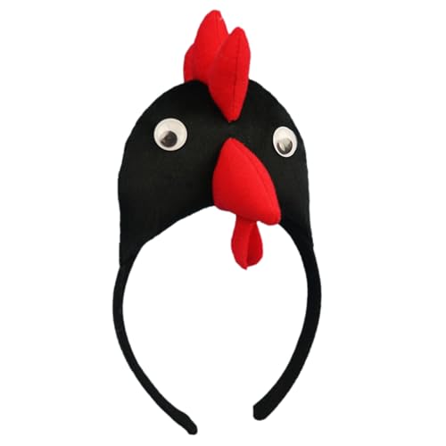 SELVFZ Funny Chicken Rooster Stirnband Für Partykleidung Für Musikfestivals Fotokabine Für Mädchenfotografie von SELVFZ
