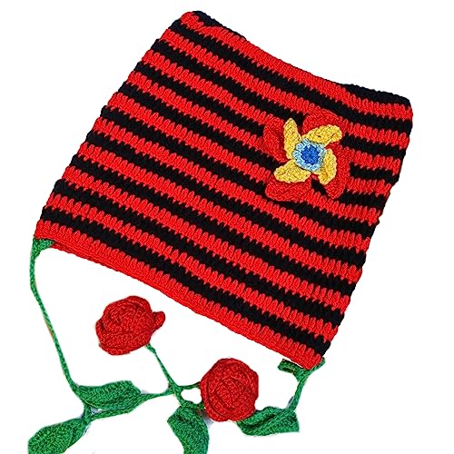 SELVFZ Gestreifte Frauen Und Winter Gestrickt Farbenfrohe Winter Gestricktes Hüte Coole Foto Requisite Girl SELVFZ Gestreifte Frauen Und Winter Gestrickt Farbenfrohe Winter Gestricktes Hüte Coole Foto Requisite Girl von SELVFZ