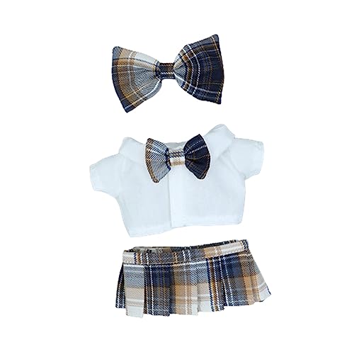 SELVFZ Gittermuster Puppenkleider Kleidung Babyhemd + Rockspielzeugzubehör Für 7 87in Mädchen Multi Type Können Doll Outfit Wählen SELVFZ Gittermuster Puppenkleider Kleidung Babyhemd + Rockspielzeugzubehör Für 7 87in Mädchen Multi Type Können Doll Outfit Wählen von SELVFZ