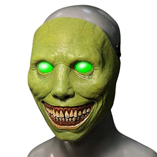 SELVFZ Gruselige Halloween Maske Lächelnde Dämonen Die Bösen Cosplay Requisiten Beängstigende Halloween Kostümparty Requisiten Geschenk Für Frauen Männer SELVFZ Gruselige Halloween Maske Lächelnde Dämonen Die Bösen Cosplay Requisiten Beängstigende Halloween Kostümparty Requisiten Geschenk Für Frauen Männer von SELVFZ