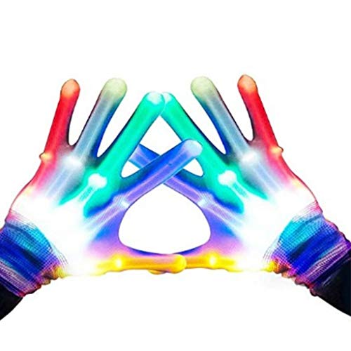 SELVFZ Halloween Blinkende LED Handschuhe Festival Horror Party Cosplay Kostüm Gefrierhandschuhe SELVFZ Halloween Blinkende LED Handschuhe Festival Horror Party Cosplay Kostüm Gefrierhandschuhe von SELVFZ