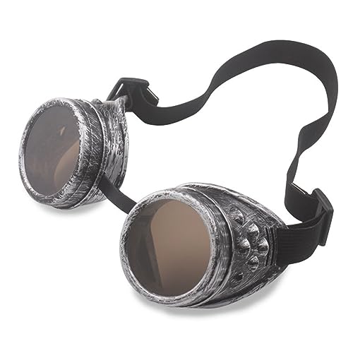SELVFZ Halloween Gläser Cosplay Kostüme Gläser Herren Retro Steampunk Schutzbrille Vintage Sonnenbrille Brille Punk Gothic Brille SELVFZ Halloween Gläser Cosplay Kostüme Gläser Herren Retro Steampunk Schutzbrille Vintage Sonnenbrille Brille Punk Gothic Brille von SELVFZ