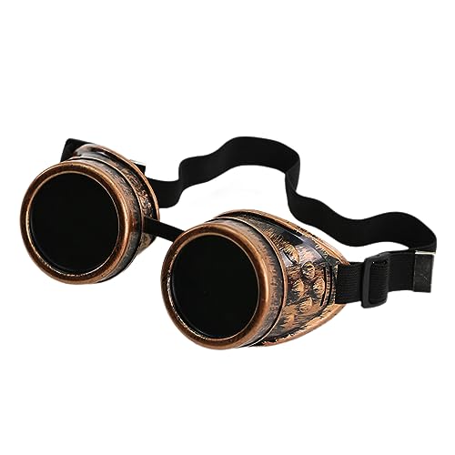 SELVFZ Halloween Gläser Cosplay Kostüme Gläser Herren Retro Steampunk Schutzbrille Vintage Sonnenbrille Brille Punk Gothic Brille SELVFZ Halloween Gläser Cosplay Kostüme Gläser Herren Retro Steampunk Schutzbrille Vintage Sonnenbrille Brille Punk Gothic Brille von SELVFZ