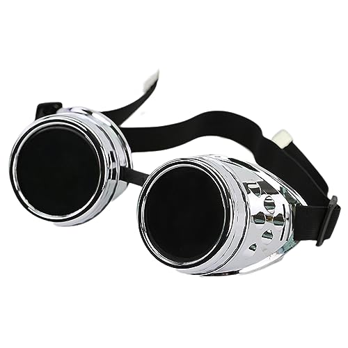 SELVFZ Halloween Gläser Cosplay Kostüme Gläser Herren Retro Steampunk Schutzbrille Vintage Sonnenbrille Brille Punk Gothic Brille SELVFZ Halloween Gläser Cosplay Kostüme Gläser Herren Retro Steampunk Schutzbrille Vintage Sonnenbrille Brille Punk Gothic Brille von SELVFZ