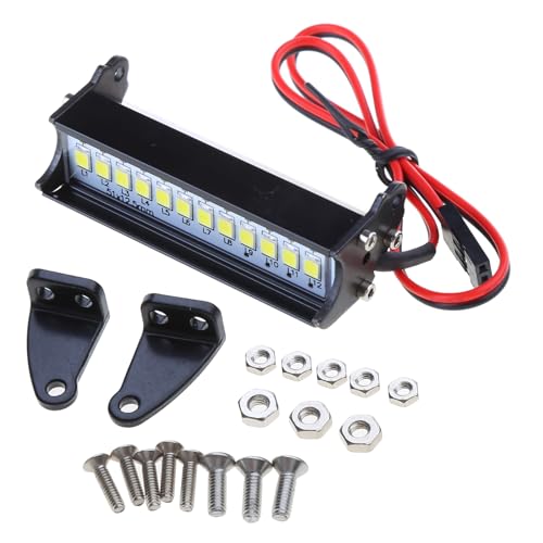 SELVFZ Haltbarer Modell LED Dachlampenstange Mit Draht Und Zubehör R/C Einfach Für SCX10 1/10 Crawler Festgelegt SELVFZ Haltbarer Modell LED Dachlampenstange Mit Draht Und Zubehör R/C Einfach Für SCX10 1/10 Crawler Festgelegt von SELVFZ