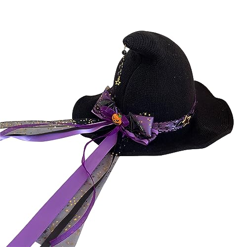 SELVFZ Hexenhüte Halloween Kostümzubehör Für Halloween Party Dekorationen Mit Eleganten Perlen Tüll Für Maskerade SELVFZ Hexenhüte Halloween Kostümzubehör Für Halloween Party Dekorationen Mit Eleganten Perlen Tüll Für Maskerade von SELVFZ