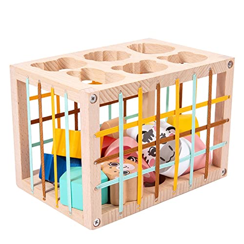 SELVFZ Hölzerne Farbenfrohe Für Kleinkinder 3-5 Jahre Alte Vorschuljungen & Mädchen Farb/Formpassungsrätsel Für Baby Baby Puzzletafel von SELVFZ