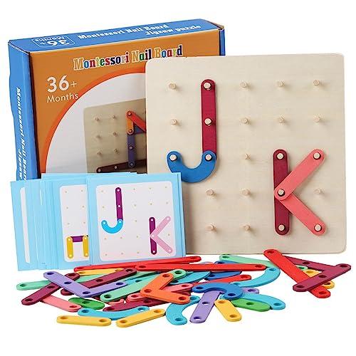 SELVFZ Holz Geoboard Spielzeug Für 3 4 5 Jahre Alte Kinder Und Kleinkinder Bildungsspielzeug Mit 40 Musterkarten Gehirn Teaser Spielzeug Holz GeoBoard SELVFZ Holz Geoboard Spielzeug Für 3 4 5 Jahre Alte Kinder Und Kleinkinder Bildungsspielzeug Mit 40 Musterkarten Gehirn Teaser Spielzeug Holz GeoBoard von SELVFZ
