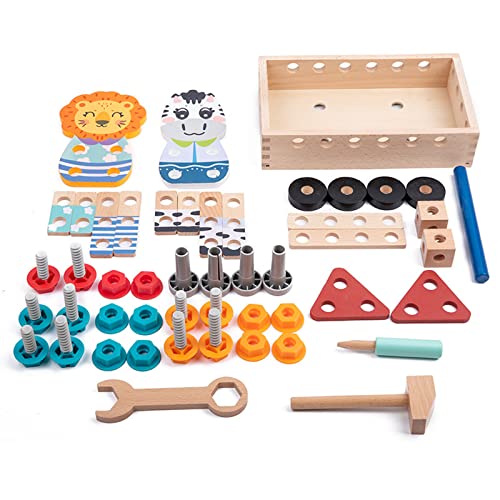 SELVFZ Holzmuttern Und Bolzen Set Building Block BAU Travel Toy Model Assemble Tool Kits Für Kinder 3 Jahre Und Auf Holzschrauben Und Muttern Kits SELVFZ Holzmuttern Und Bolzen Set Building Block BAU Travel Toy Model Assemble Tool Kits Für Kinder 3 Jahre Und Auf Holzschrauben Und Muttern Kits von SELVFZ
