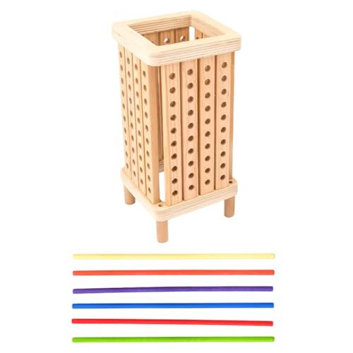 SELVFZ Interaktiver Holzstapel Turmspiel Für Kinder Farbiges Bildungsspielzeug Um Konzentration Und Räumliche Logische Kinder Logische Entwicklung Stapelspielzeug Auszubilden SELVFZ Interaktiver Holzstapel Turmspiel Für Kinder Farbiges Bildungsspielzeug Um Konzentration Und Räumliche Logische Kinder Logische Entwicklung Stapelspielzeug Auszubilden von SELVFZ