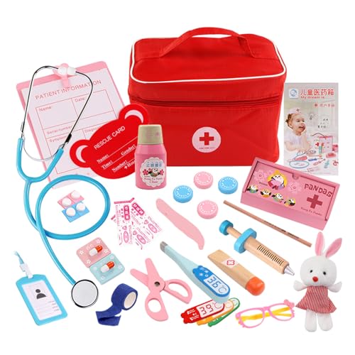 SELVFZ Kid Doctor Für Mädchen Jungen Doktor Wood Für Kinder Tun Medizinische Geschenkspielzeug Set Doktor Kostüm Für Kleinkinder SELVFZ Kid Doctor Für Mädchen Jungen Doktor Wood Für Kinder Tun Medizinische Geschenkspielzeug Set Doktor Kostüm Für Kleinkinder von SELVFZ