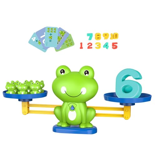 SELVFZ Kids Frogs Scale Toy Für Zahlen Lernen Interaktive Zählaktivität Mit Farbenfrohen Formen Vorschulerziehung SELVFZ Kids Frogs Scale Toy Für Zahlen Lernen Interaktive Zählaktivität Mit Farbenfrohen Formen Vorschulerziehung von SELVFZ
