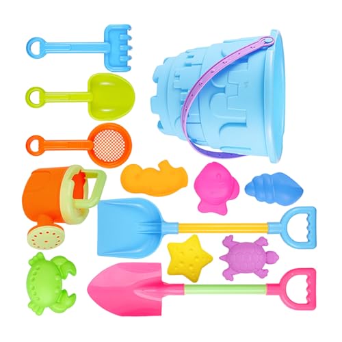 SELVFZ Kids Sandcastle Konstruktion Mit 13 Sicheren Plastikwerkzeugen Zum Graben Von Formteilen Und Bauen Von Ungiftigem Plastiksandspielzeug SELVFZ Kids Sandcastle Konstruktion Mit 13 Sicheren Plastikwerkzeugen Zum Graben Von Formteilen Und Bauen Von Ungiftigem Plastiksandspielzeug von SELVFZ