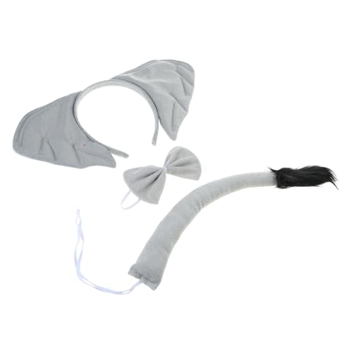 SELVFZ Kinder Elefant Kostümzubehör Für Boy Girl Halloween Cosplay Party Einschließlich Stirnband Heckhandschuh Bowtie Und Rock SELVFZ Kinder Elefant Kostümzubehör Für Boy Girl Halloween Cosplay Party Einschließlich Stirnband Heckhandschuh Bowtie Und Rock von SELVFZ
