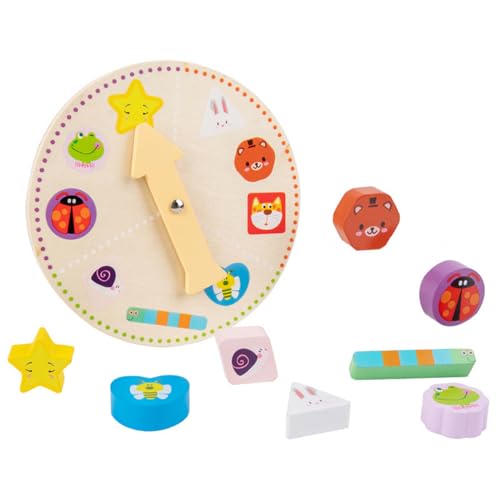 SELVFZ Kinder Für Kreative Sensorische Holzform Cognition Board Linderung Langeweile Problemlösung Fertigkeiten Lustiges Tischspielzeug Bestes Geschenkpassungsform Spielspiel von SELVFZ