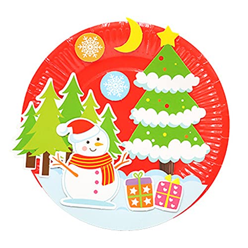 SELVFZ Kinder Für Kreatives Puzzlespielzeug Handgefertigtes Handwerksspielzeug Packagecolorful Papierplatte Cartoon Papierplatte von SELVFZ