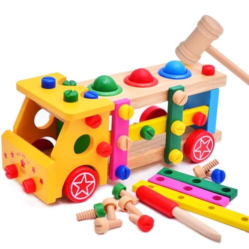 SELVFZ Kinder Holzwerkzeugkasten Schraube Spielzeugabbruchauto Spielzeuggreifer Spielzeug Spielzeug Frühschulzeit Spielzeugabbruch Autospielzeug SELVFZ Kinder Holzwerkzeugkasten Schraube Spielzeugabbruchauto Spielzeuggreifer Spielzeug Spielzeug Frühschulzeit Spielzeugabbruch Autospielzeug von SELVFZ