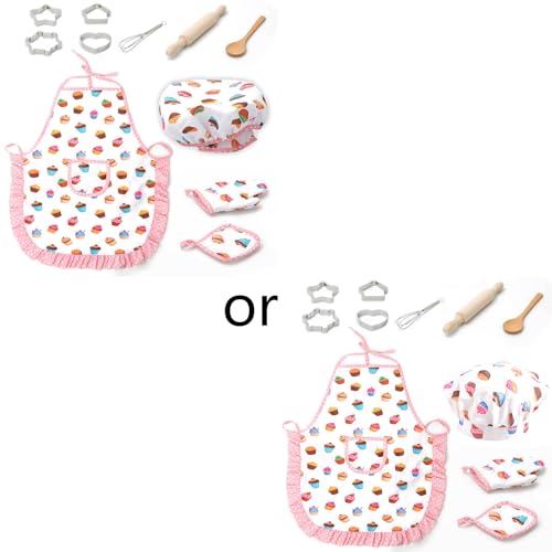 SELVFZ Kinder Kochen Schürze Handschuhe Set Halloween Kinderkoch Küche Kostüm Rollenspiel Spiel Backwerkzeug Spielen Haus Spielzeug Koch Schürze SELVFZ Kinder Kochen Schürze Handschuhe Set Halloween Kinderkoch Küche Kostüm Rollenspiel Spiel Backwerkzeug Spielen Haus Spielzeug Koch Schürze von SELVFZ