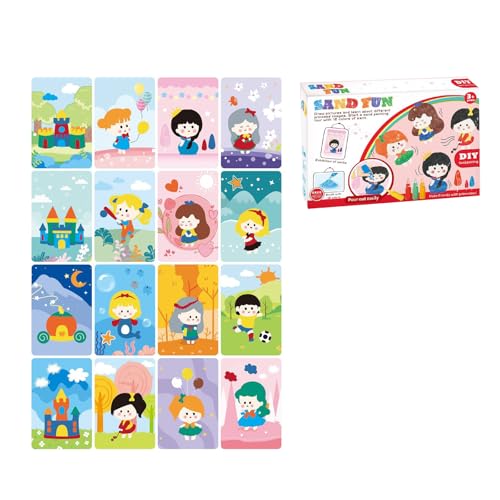SELVFZ Kinder Sandkunst Malmale Projekt Sand Draw Bastelkits Für Einfallsreiche Lustige Hände Zum Lernwerkzeug Malerei Accessoires SELVFZ Kinder Sandkunst Malmale Projekt Sand Draw Bastelkits Für Einfallsreiche Lustige Hände Zum Lernwerkzeug Malerei Accessoires von SELVFZ