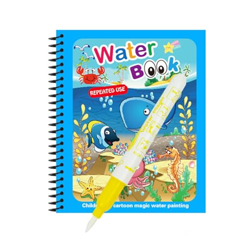 SELVFZ Kinder Wasser Enthüllen Malbücher Wiederverwendbares Reisenfreundlicher Bildungsspielzeug Schärfen Farbwahrnehmungsfähigkeiten Tragbares Bildungsschildspielzeug Spielzeug SELVFZ Kinder Wasser Enthüllen Malbücher Wiederverwendbares Reisenfreundlicher Bildungsspielzeug Schärfen Farbwahrnehmungsfähigkeiten Tragbares Bildungsschildspielzeug Spielzeug von SELVFZ