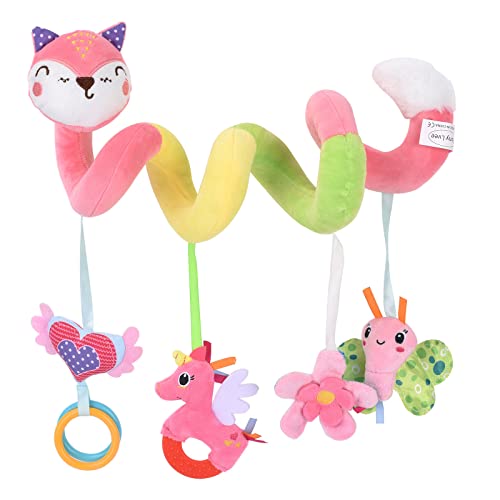 SELVFZ Kinderwagen Spiralen Spielzeugbaby Krippe Hänge Rassel Spielzeug Kinderwagen Spielzeug Wurmauto Sitze Spielzeug Babys Plüsch Spielzeug Kinderwagen Spielzeug Spielzeugsitze Spielzeug Spielzeug von SELVFZ