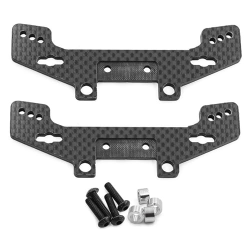 SELVFZ Kohlefaser Heckdämpfer Platten Aufrüstung Teil 1/10 TT02 Auto Easy Installation Direkter Ersatzzubehör SELVFZ Kohlefaser Heckdämpfer Platten Aufrüstung Teil 1/10 TT02 Auto Easy Installation Direkter Ersatzzubehör von SELVFZ