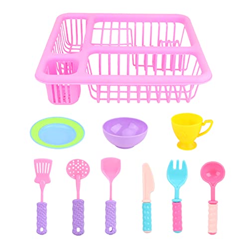SELVFZ Küchenspielzeuggeschirr 19pcs Simulationshals Mit Schüssel Drainer Korb Löffel ACCS Tun Für Play Toy Girl SELVFZ Küchenspielzeuggeschirr 19pcs Simulationshals Mit Schüssel Drainer Korb Löffel ACCS Tun Für Play Toy Girl von SELVFZ