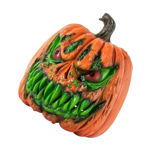 SELVFZ Kürbiskopfbezüge Halloween Kürbismaske Vollkopfmaske Kopfbedeckung Für Frauen Mann Halloween Masquerade Komfortable Verschleißmaske von SELVFZ