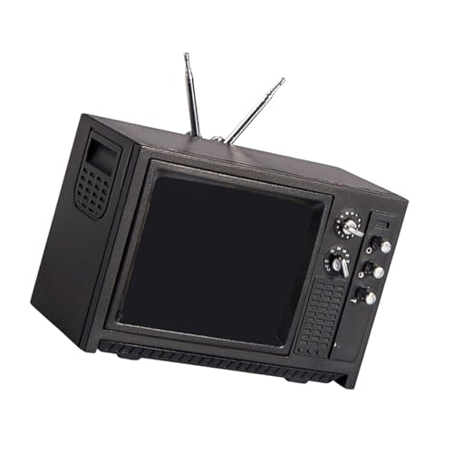 SELVFZ Kunststoff Miniatur Fernseher Model Figur Für Puppenhausdekoration Realistische Fernseher Für Kinder Und Sammlerszene Display Doll House Accessoires von SELVFZ
