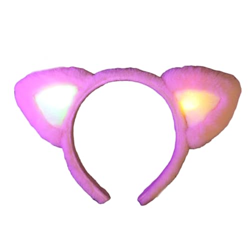 SELVFZ LED Animal Artificial Animal Cosplay Ohr Ohren Stirnbänder Halloween Kostüm Party Headbwear Perfektes Geschenk Für Frauen Und Mädchen Ohren Stirnband von SELVFZ