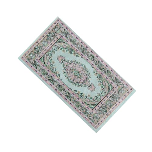 SELVFZ Miniatur Türkischer Teppich Mit Traditionellen Türkischen Musterdesigns Für 1/12 Skala Dollhouses Wohnzimmerszenendekoration SELVFZ Miniatur Türkischer Teppich Mit Traditionellen Türkischen Musterdesigns Für 1/12 Skala Dollhouses Wohnzimmerszenendekoration von SELVFZ