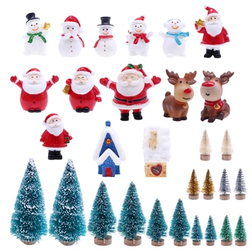 SELVFZ Miniatur Weihnachtsszene Ornamente Model Möbel Model Spielzeug Schneemänner Santa Rentier Santa Pine Für Kinder SELVFZ Miniatur Weihnachtsszene Ornamente Model Möbel Model Spielzeug Schneemänner Santa Rentier Santa Pine Für Kinder von SELVFZ
