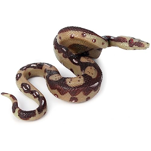 SELVFZ Miniatursimulation Schlange Spielzeug Statische Modellmodell Figuren PVC Figur Realistische Amphibien Reptilienfigur Spielzeugkinder Geschenk Schlangenmodell Figur Für Kinder von SELVFZ