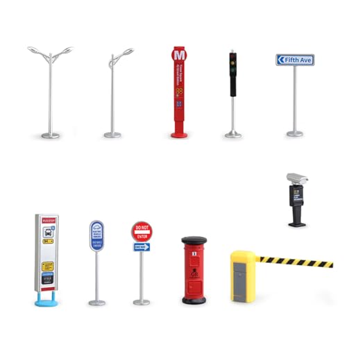 SELVFZ Parkleuchten Spielzeugfigur Model Realistic Road Lamp Set Dollhouses Tun Jungen Geschenkdekorationen Tun Playset Vor Spielset SELVFZ Parkleuchten Spielzeugfigur Model Realistic Road Lamp Set Dollhouses Tun Jungen Geschenkdekorationen Tun Playset Vor Spielset von SELVFZ
