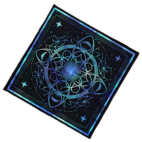 SELVFZ Planetenmuster Tarots Tischdecke Gotteskarten Tisch Tuch Wandteppich Astrologie Hexerei von SELVFZ