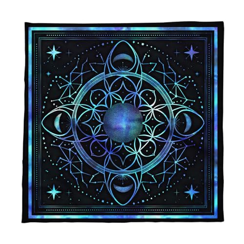 SELVFZ Planetenmuster Tarots Tischdecke Gotteskarten Tisch Tuch Wandteppich Astrologie Hexerei von SELVFZ