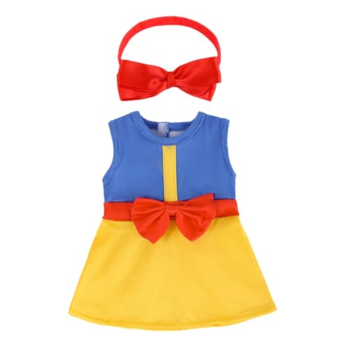 SELVFZ Prinzessin Doll Kleid & Bow Hairband Für 43 cm Kleinkind Girl Easy Wear Roleplay Kostüm & Kinder Tun Um Accessoire Spielzeugpuppen Outfit Für Kinder Einfach Zu Wechseln. SELVFZ Prinzessin Doll Kleid & Bow Hairband Für 43 cm Kleinkind Girl Easy Wear Roleplay Kostüm & Kinder Tun Um Accessoire Spielzeugpuppen Outfit Für Kinder Einfach Zu Wechseln. von SELVFZ