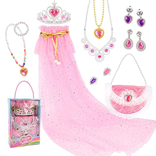 SELVFZ Prinzessin Party Dress Up Fairy Prinzessin Kostüm Prinzessincloak Feen von SELVFZ