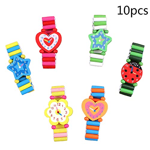 SELVFZ Realistische Ausbildung Für Smart Toy Game Toy Kleinkinder Spielzeugspielgeschenke Für Weihnachtskindergartenpreis Wooden Watches von SELVFZ