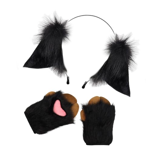 SELVFZ Schafskleider Kostüm Set Halloween Tierkostüm Accessoires Für Kid Girl Cosplay Geburtstag Weihnachten Halloween von SELVFZ